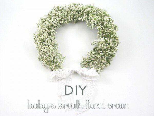 DIY floral crown by BloomsByTheBox on Oh Lovely Day