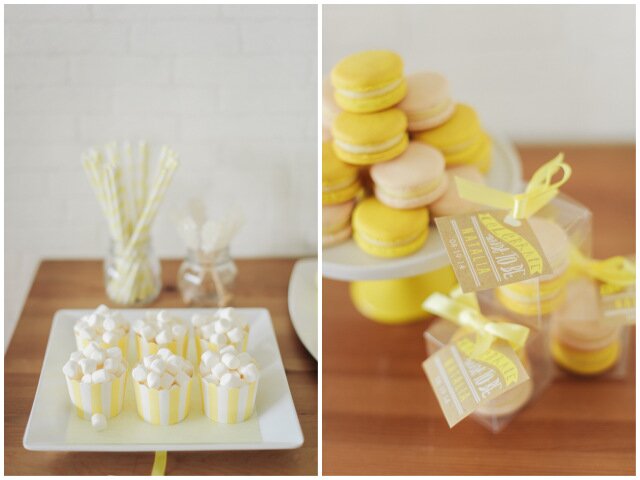 Lemon Yellow Bridal Shower Inspiration | Simply Peachy & Isa Photography