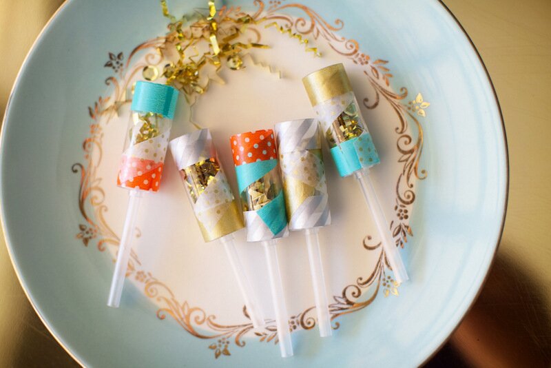 sequin confetti poppers DIY | Oh Lovely Day | photo by Amy Stone