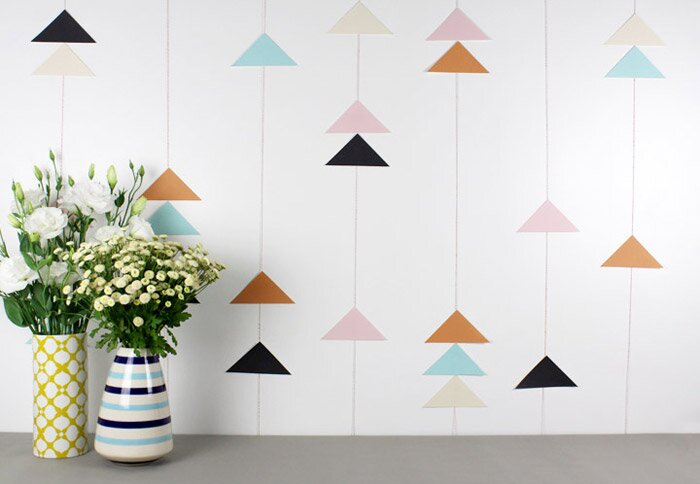 DIY Modern Geometric Party Decor + Printables | Lupa & Pepi on Oh Lovely Day