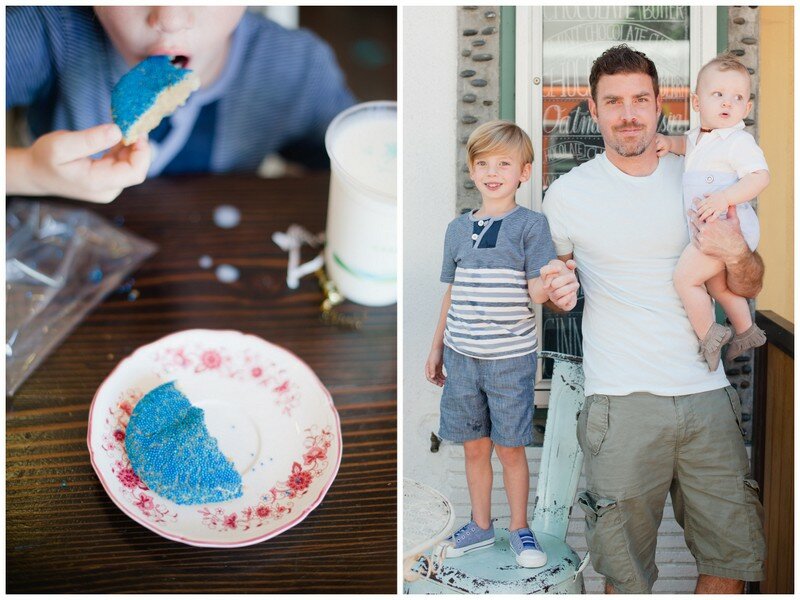 Oh Lovely Day gender reveal at Milk Jar Cookies | photos by Hazelnut Photography & Film by SparkStory