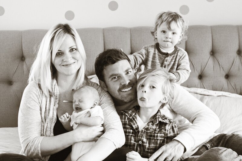 Quincy's Newborn Session + brother photos | Oh Lovely Day