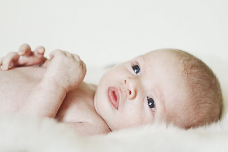 Quincy's Newborn Session + brother photos | Oh Lovely Day