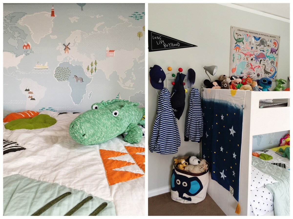 Shared Boys' bedroom | Charlie & Calvin's room tour with The Land of Nod